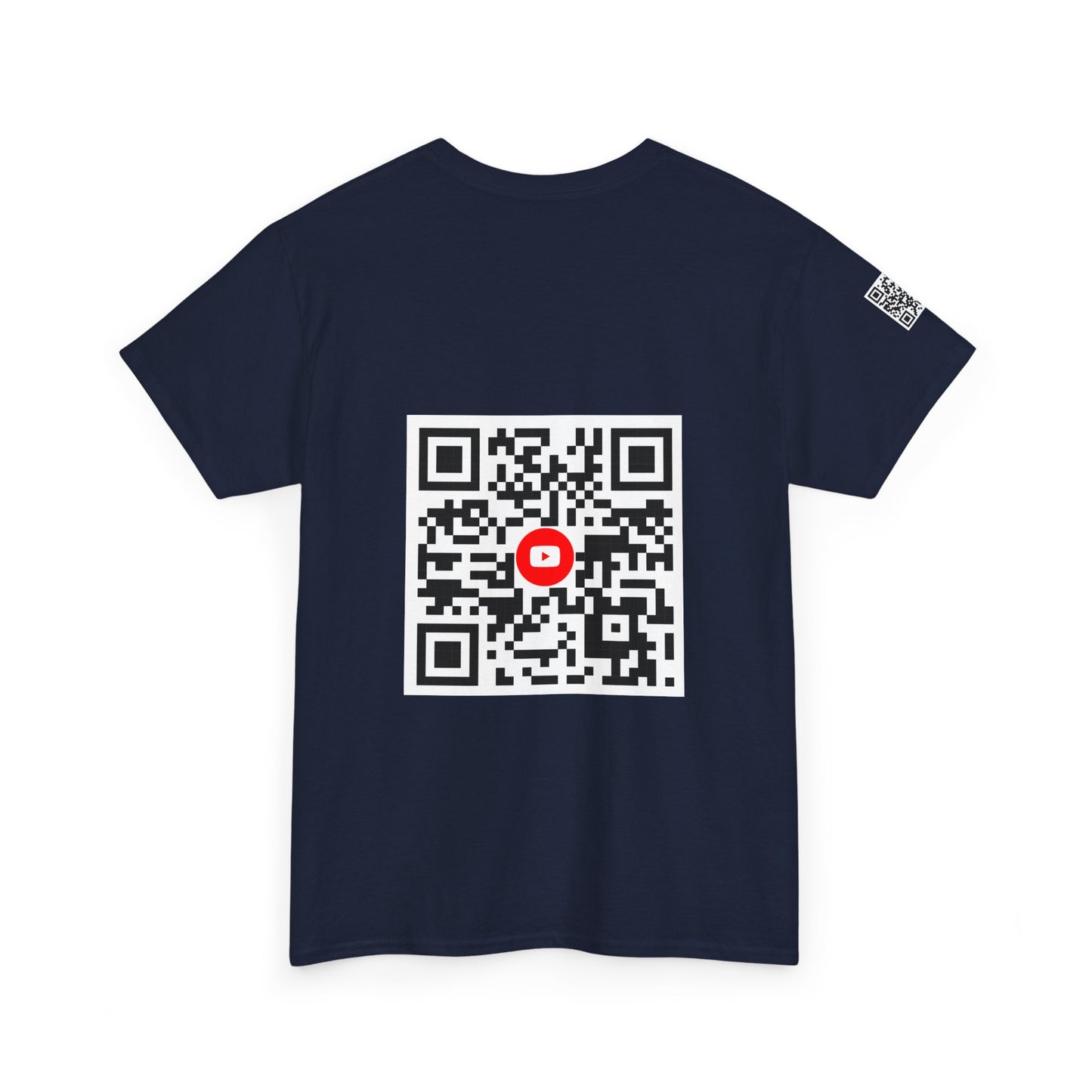 Fusion t-shirt Aaliyah Unisex Heavy Cotton Tee - Retro Vibe with QR Code