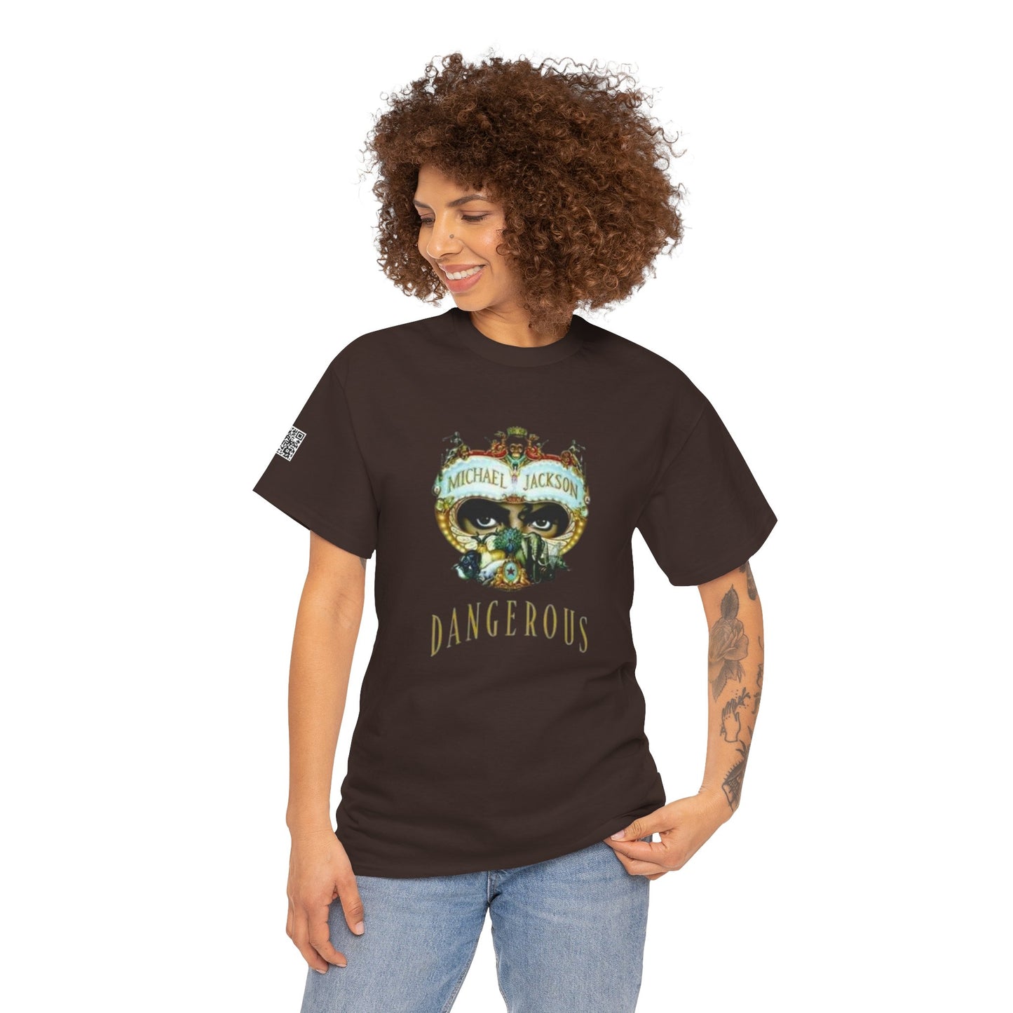 Fusion t-shirt Michael Jackson 'Dangerous' Unisex Heavy Cotton Tee