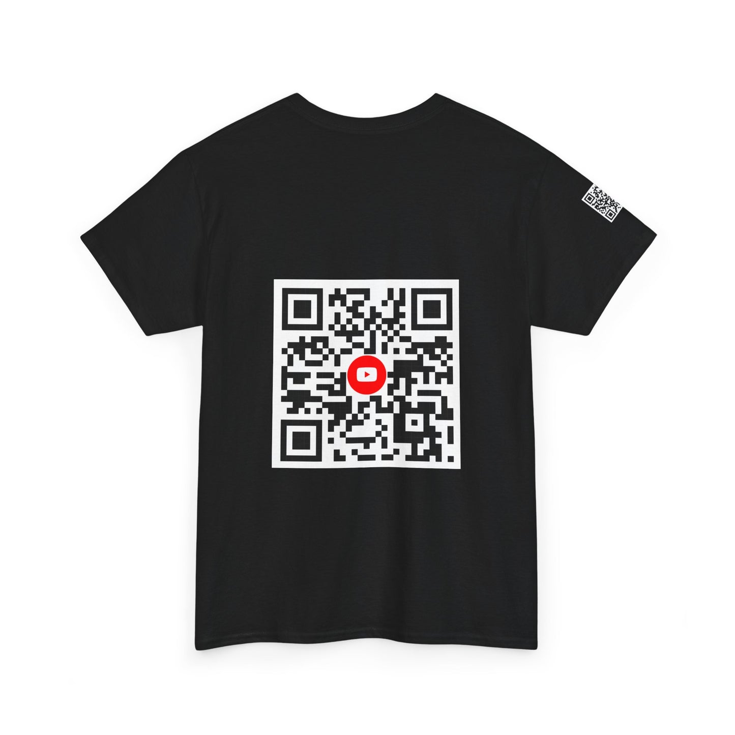 Fusion t-shirt Aaliyah Unisex Heavy Cotton Tee - Retro Vibe with QR Code