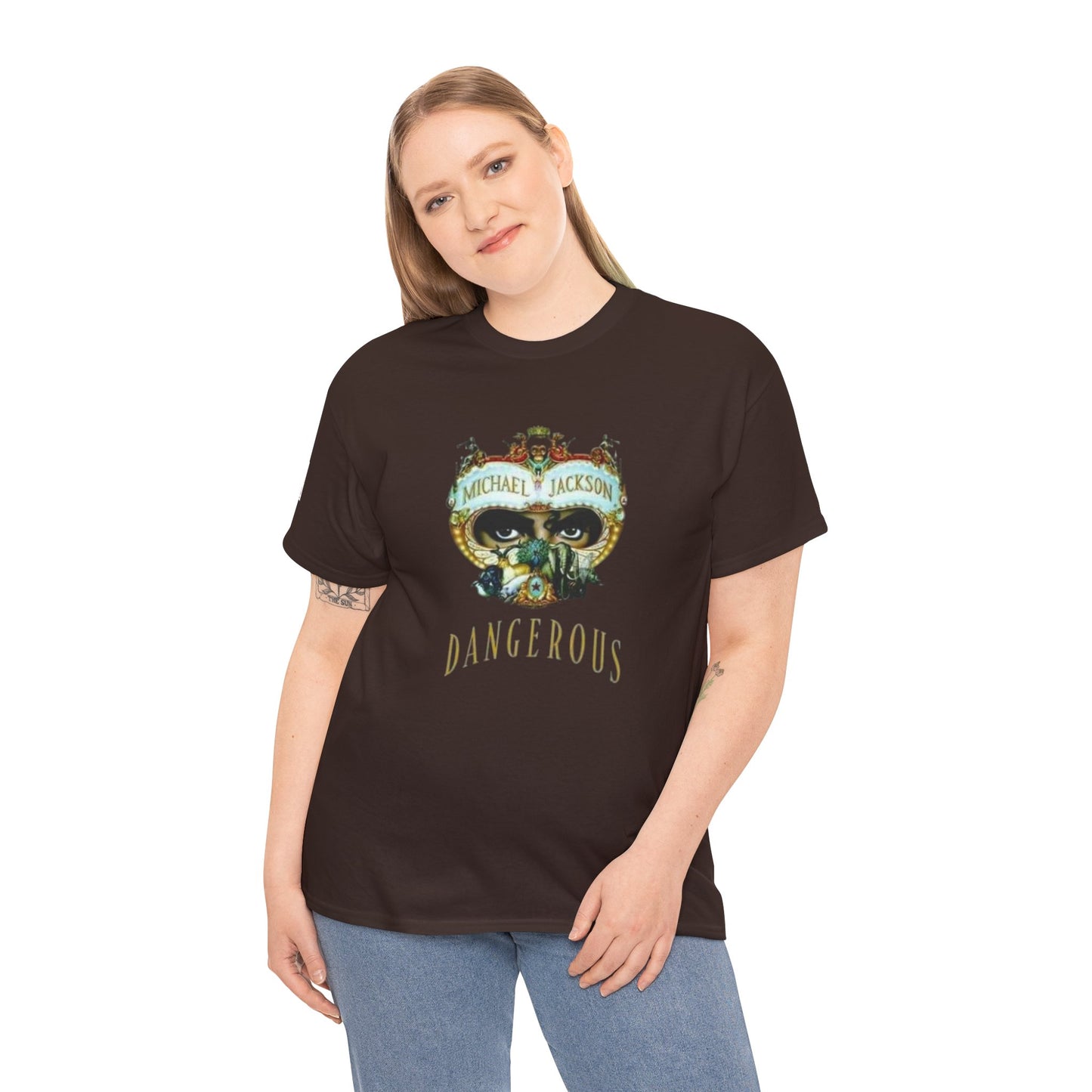 Fusion t-shirt Michael Jackson 'Dangerous' Unisex Heavy Cotton Tee