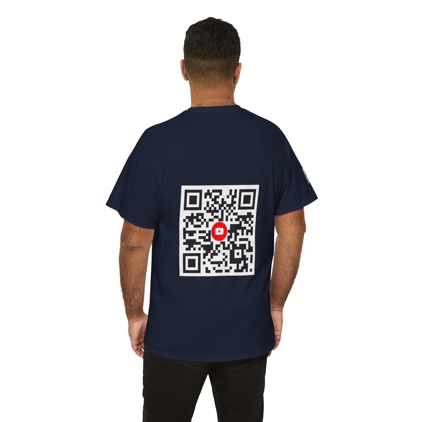 Fusion t-shirt Aaliyah Unisex Heavy Cotton Tee - Retro Vibe with QR Code