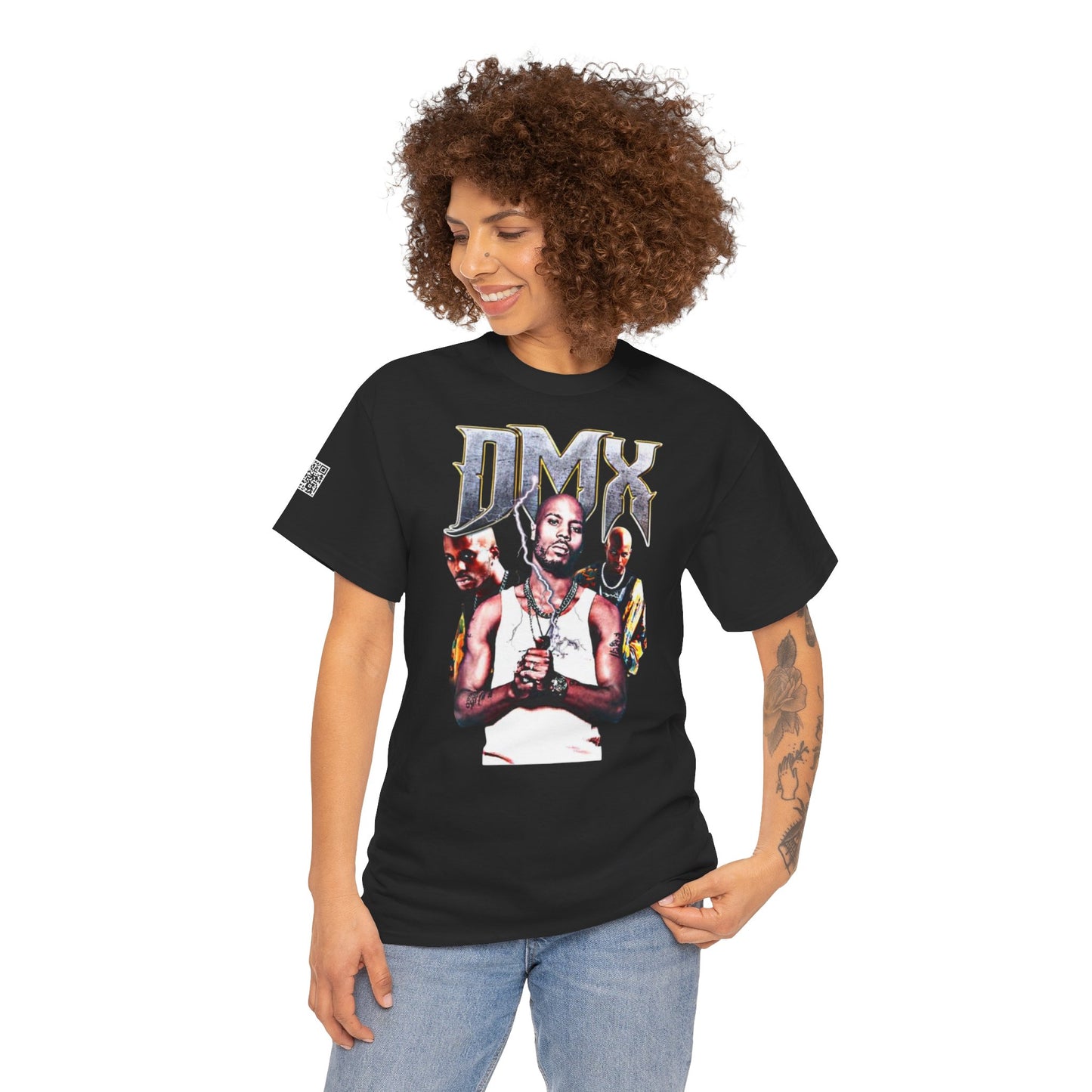 Fusion t-shirt DMX Tribute Unisex Heavy Cotton Tee - Retro Style Graphic T-Shirt