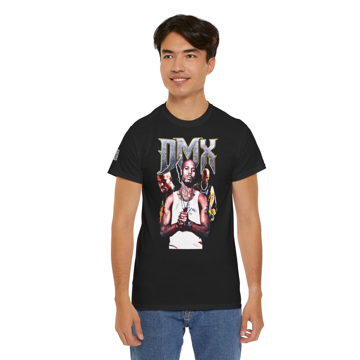 Fusion t-shirt DMX Tribute Unisex Heavy Cotton Tee - Retro Style Graphic T-Shirt