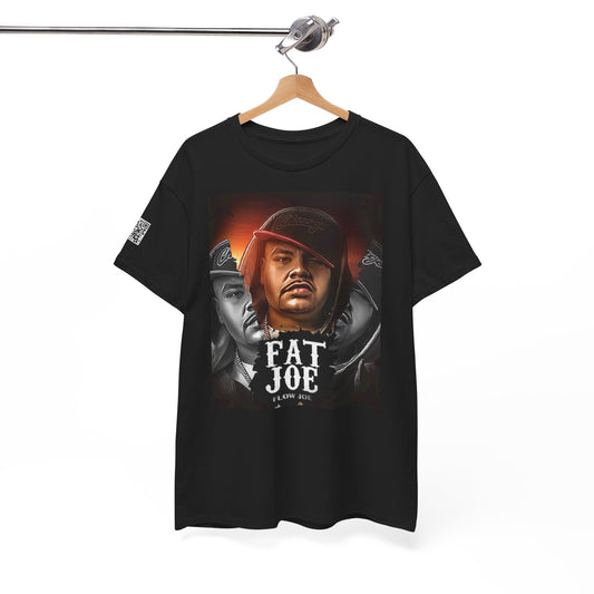 Fusion t-shirt   Fat Joe Unisex Heavy Cotton Tee - Iconic Hip-Hop Fashion