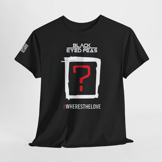 Fusion t-shirt  Black Eyed Peas Unisex Heavy Cotton Tee - #WHERESTHELOVE