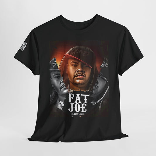 Fusion t-shirt   Fat Joe Unisex Heavy Cotton Tee - Iconic Hip-Hop Fashion