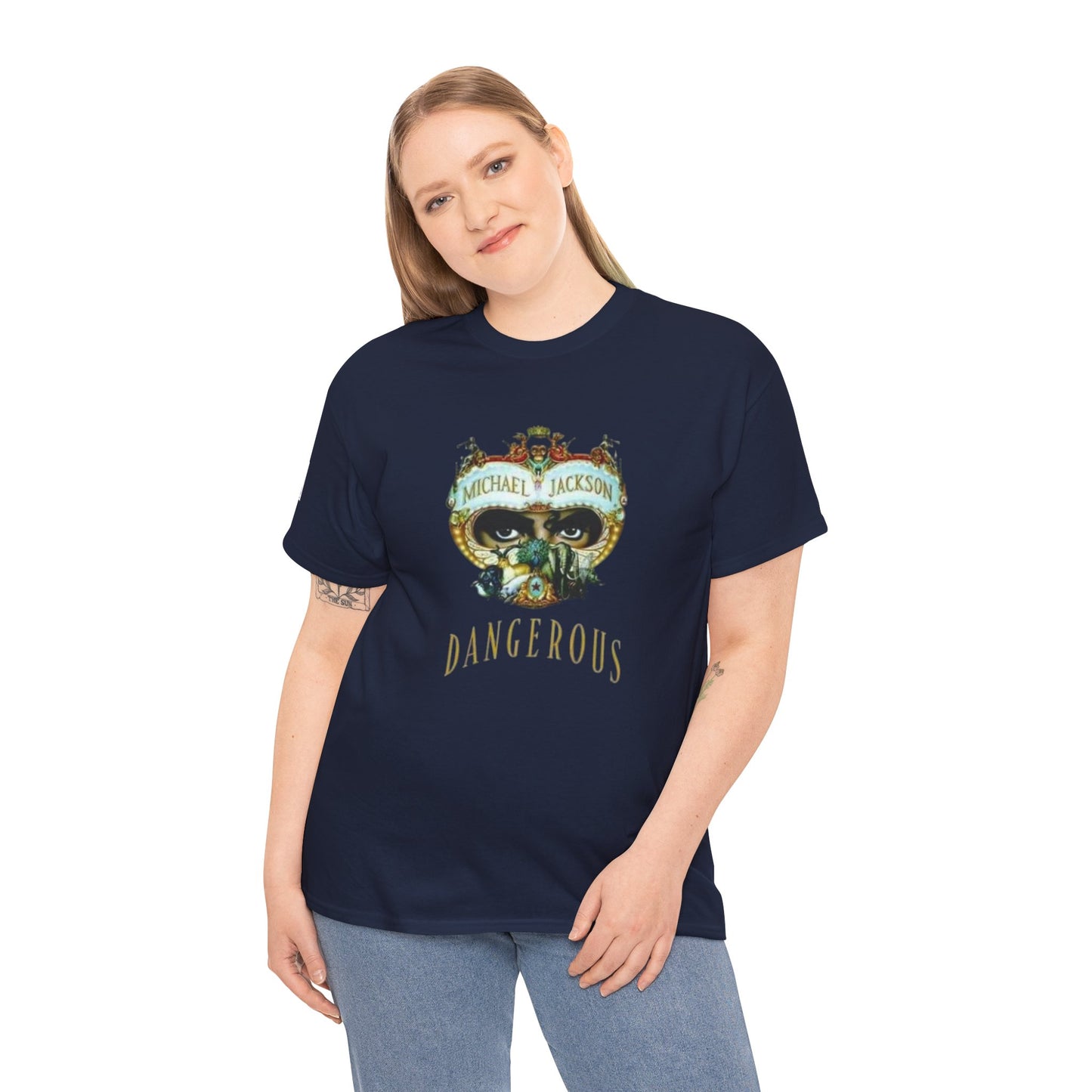 Fusion t-shirt  Michael Jackson 'Dangerous' Unisex Heavy Cotton Tee